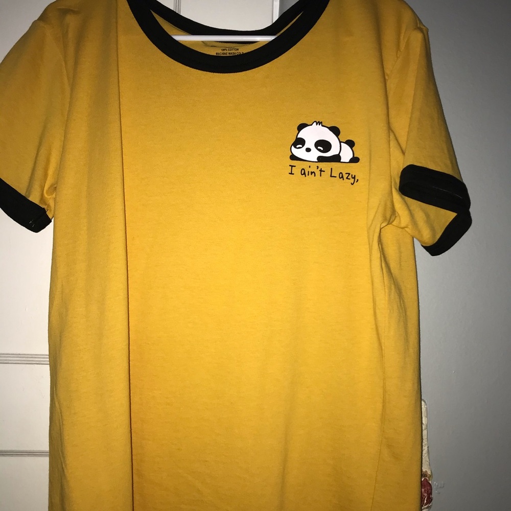 Yellow shirt